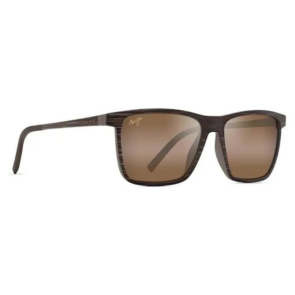 New MAUI JIM One Way Brown Polarised Square H875 10 Sunglasses Women - Picture 1 of 6